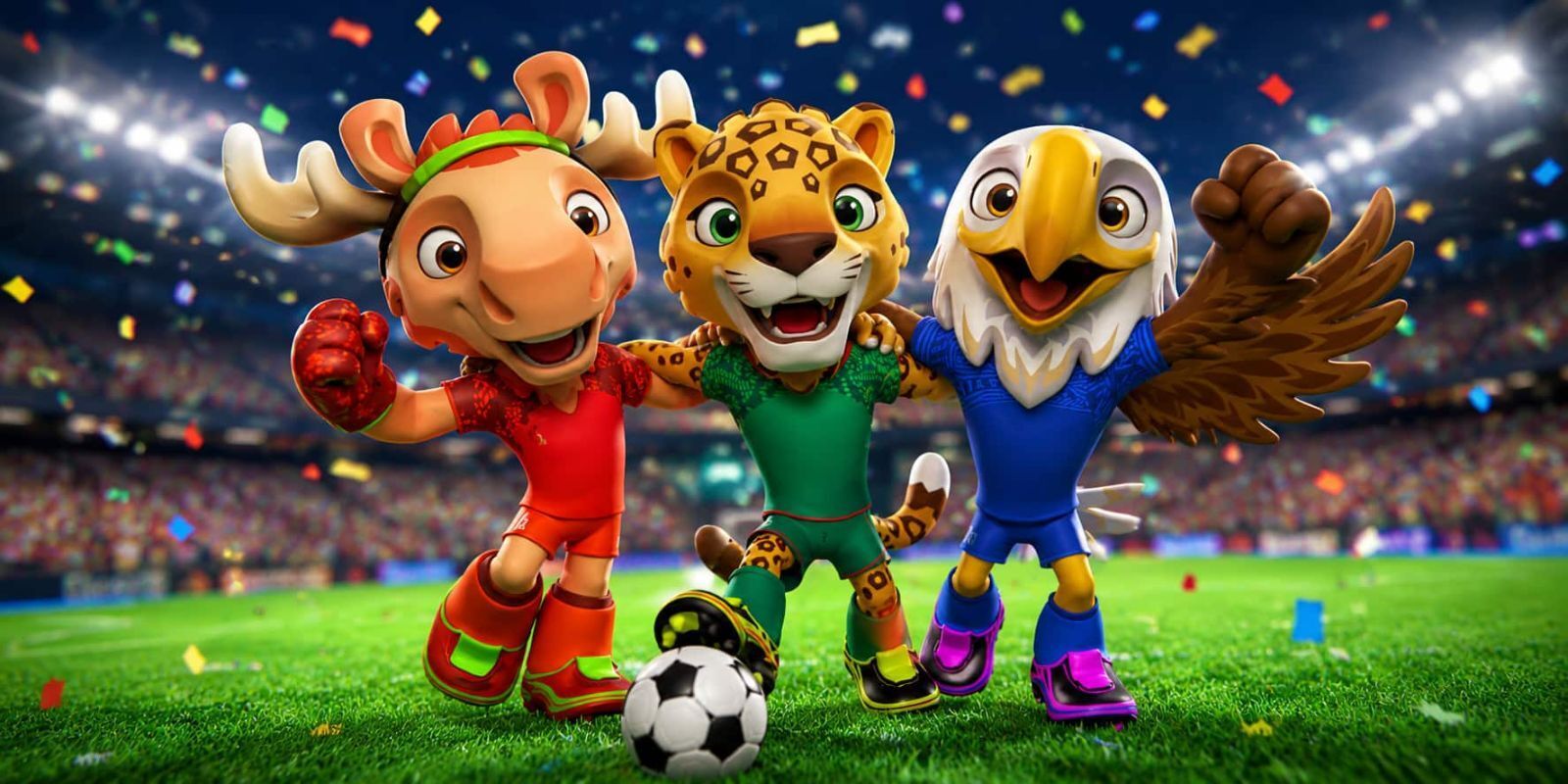 Mascotas oficiales del Mundial 2026