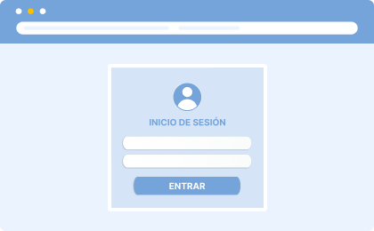 Escribe tus credenciales