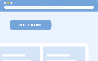 Haz clic en el botón para registrarte Haz clic en el botón para registrarte