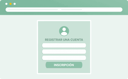 Regístrate en el sitio