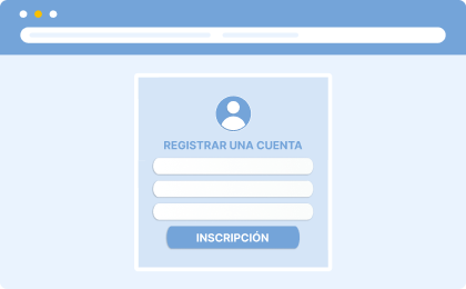 Registrar una cuenta