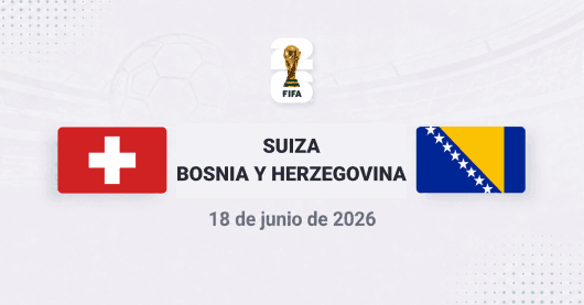 Suiza vs Bosnia y Herzegovina