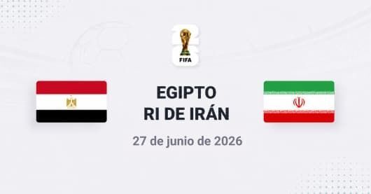 Egipto vs RI de Irán