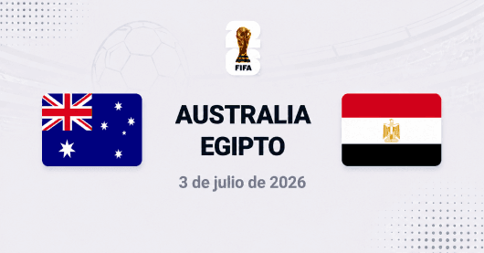 Australia vs Egipto