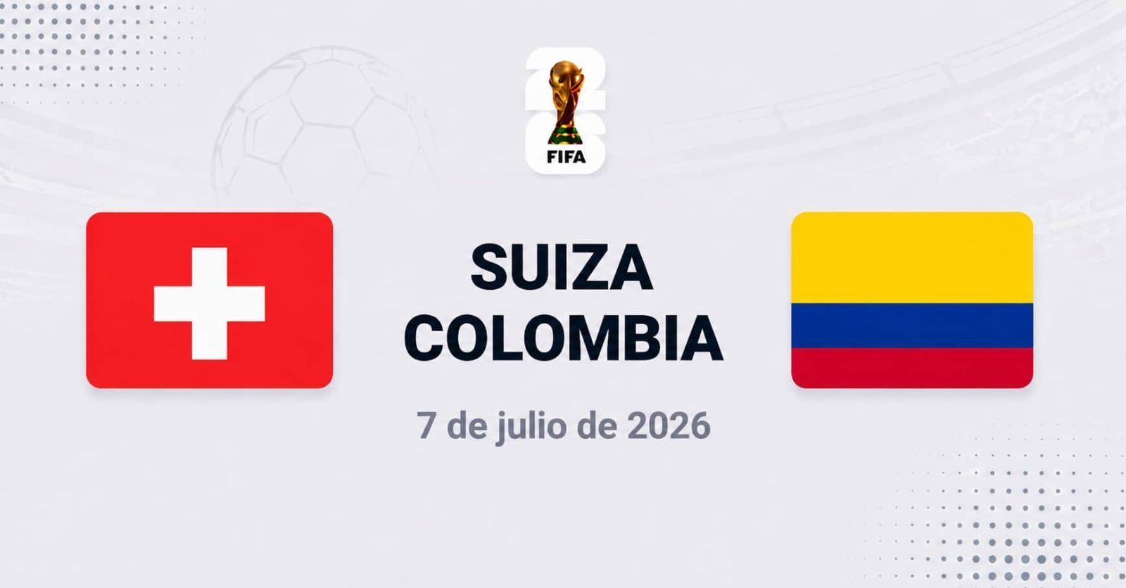 Suiza vs Colombia